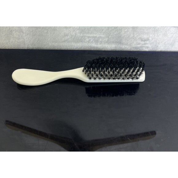 Vintage White Nylon Hair Brush Plastic Firm Bristles Number 2 - Picture 2 of 7